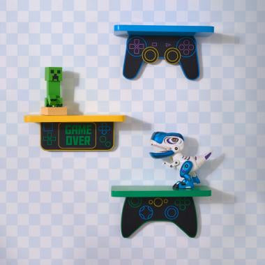 Pre-Order Gaming Shelves, Multi - 3 Pack