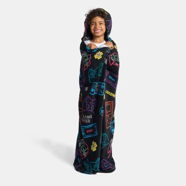 Gaming Print Hooded Blanket - Pre-Order