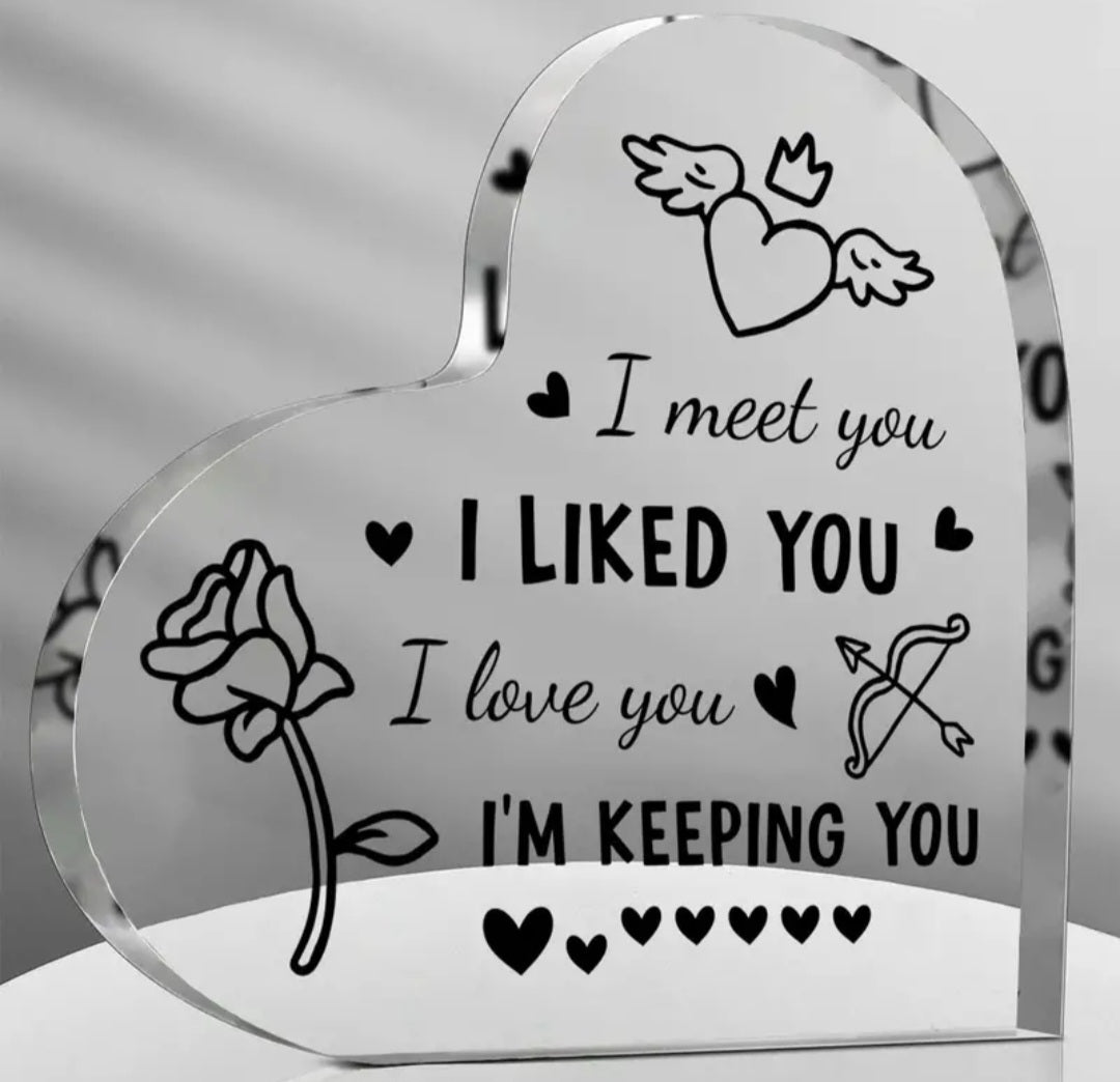 I'm Keeping You Plaque