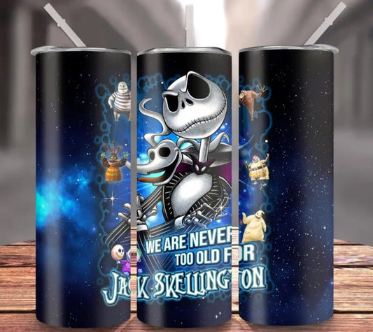 Jack Skellington Skinny Tumbler