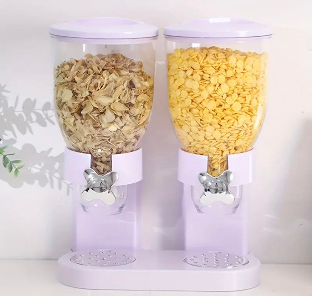 LARGE DOUBLE CEREAL DISPENSER
