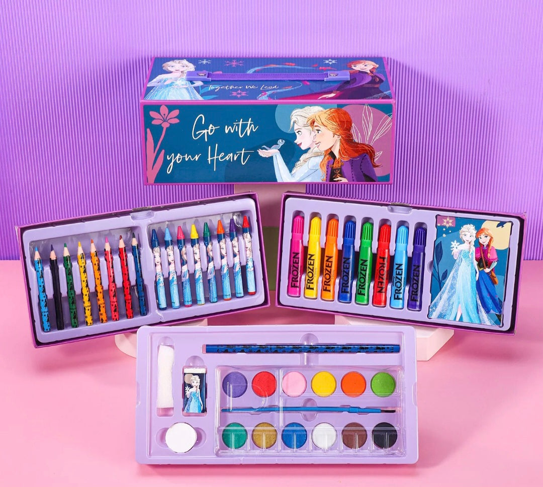 Frozen 52pcs Kids Colouring Art Set