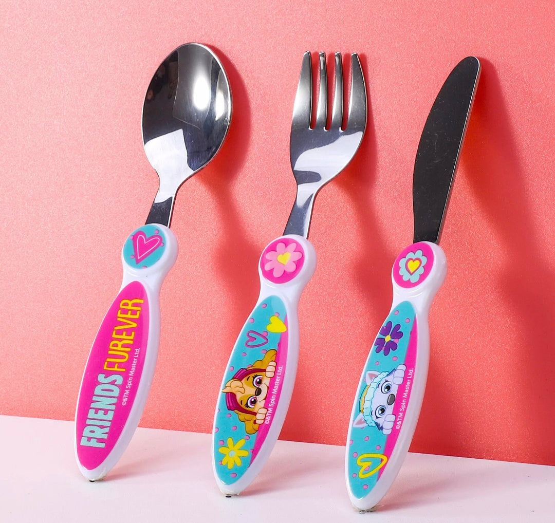 Paw Patrol 3Pc Cutlery Set