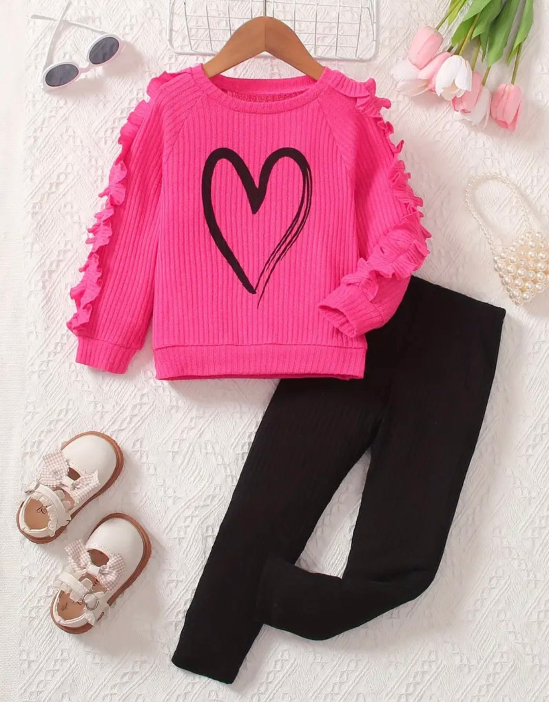 Girls Jumper Legging Set