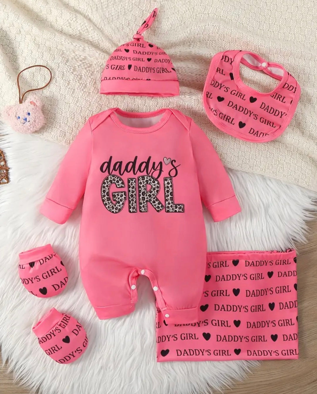 6Pc Baby Girls Outfit