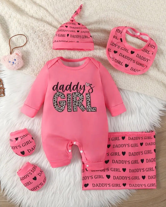 6Pc Baby Girls Outfit