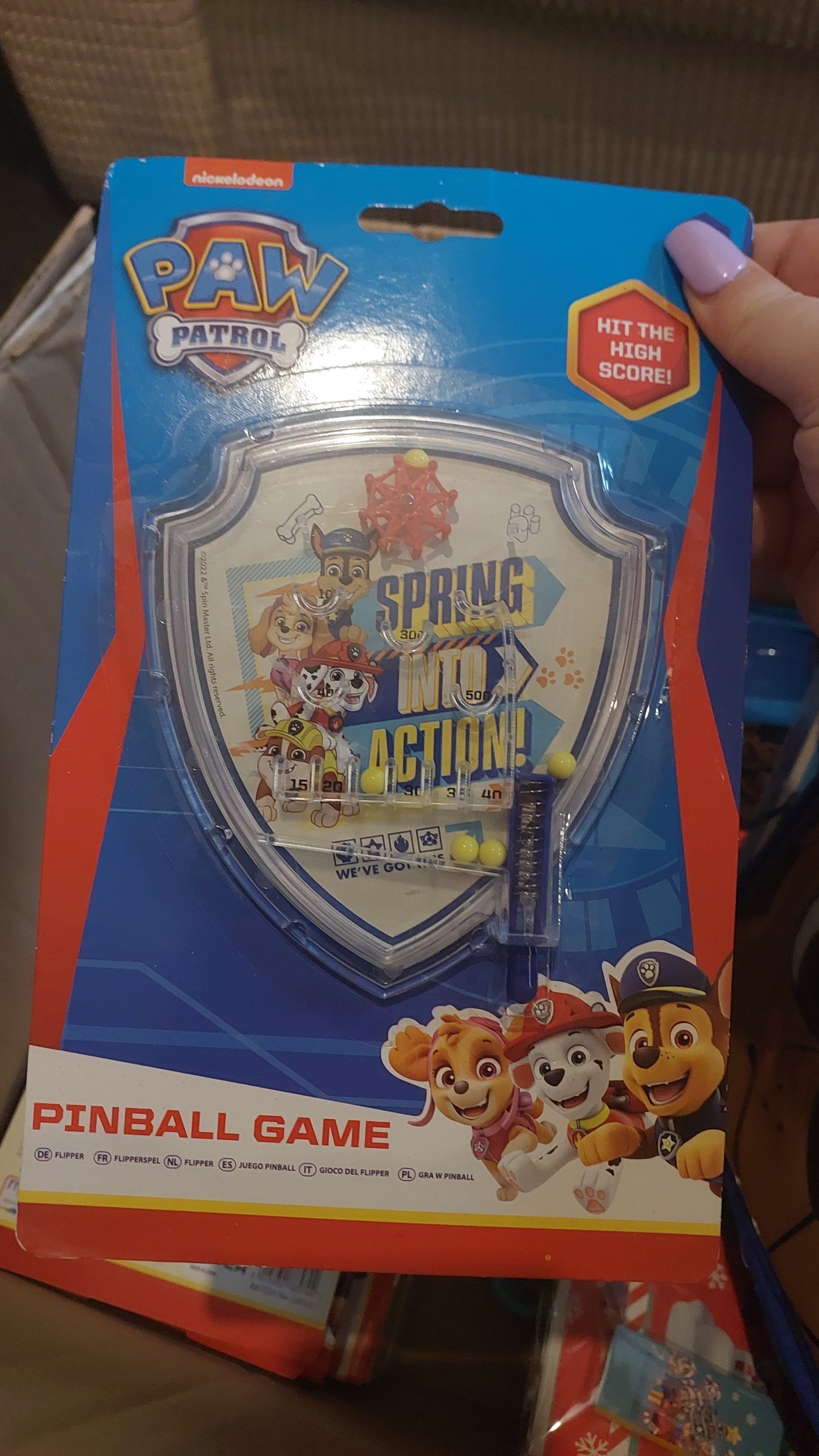 Pin ball game