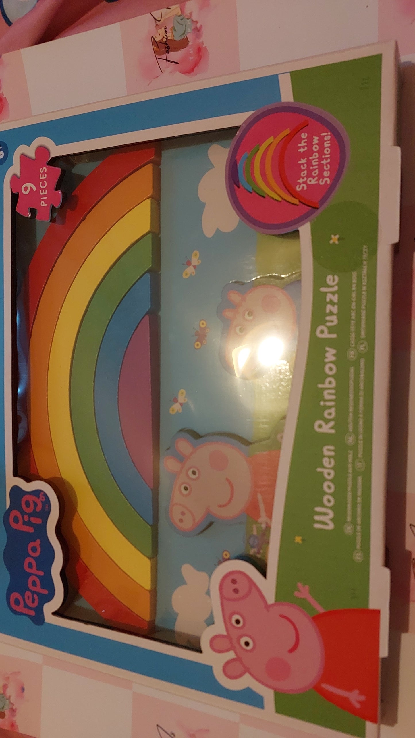 Wooden Rainbow Puzzle