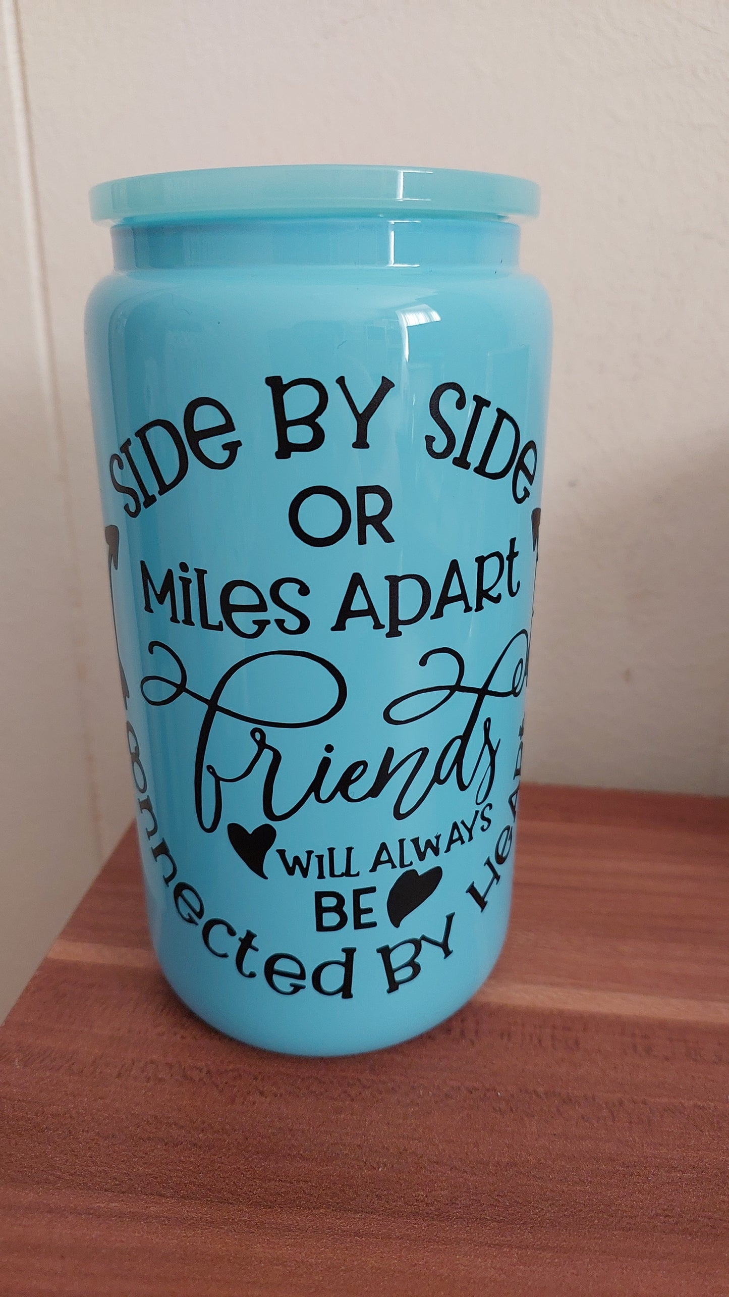 Baby Blue Friends Libby Glass