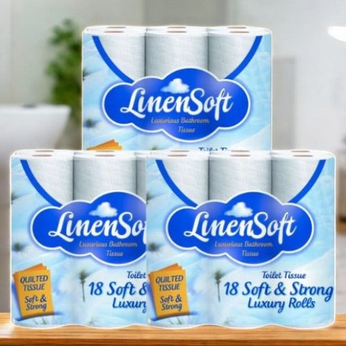 Linen & Soft Strong Toilet Tissue 54 Rolls