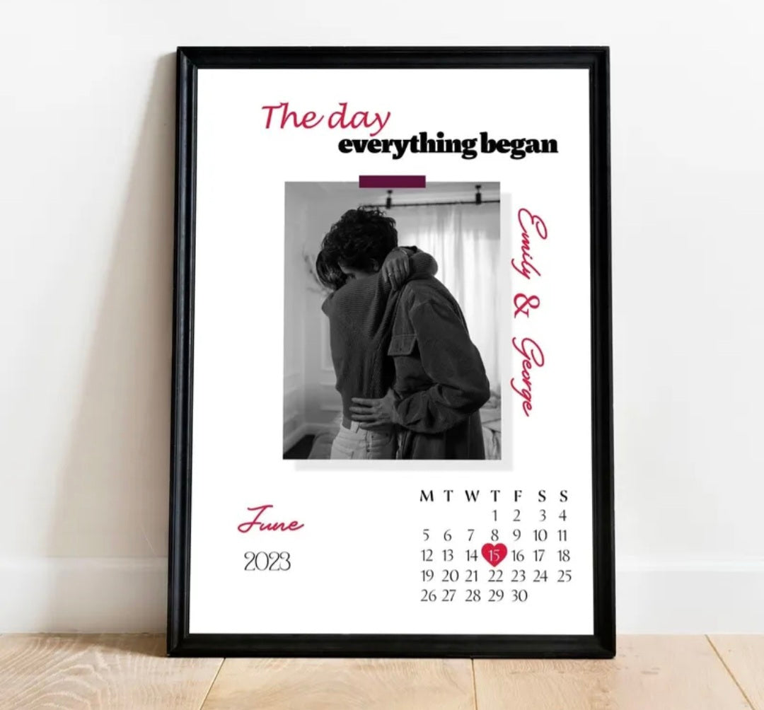 Personalized Poster Unframed
