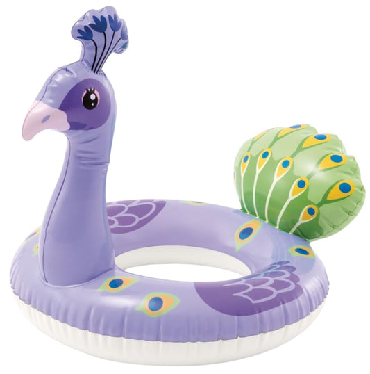 Peacock Inflatable Swim Ring Float for Kids Aged 3–6 Years