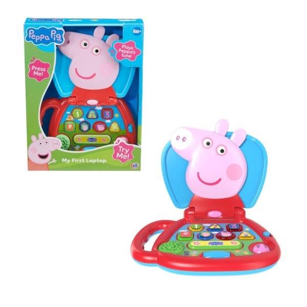 Peppa pig my first laptop interactive toy