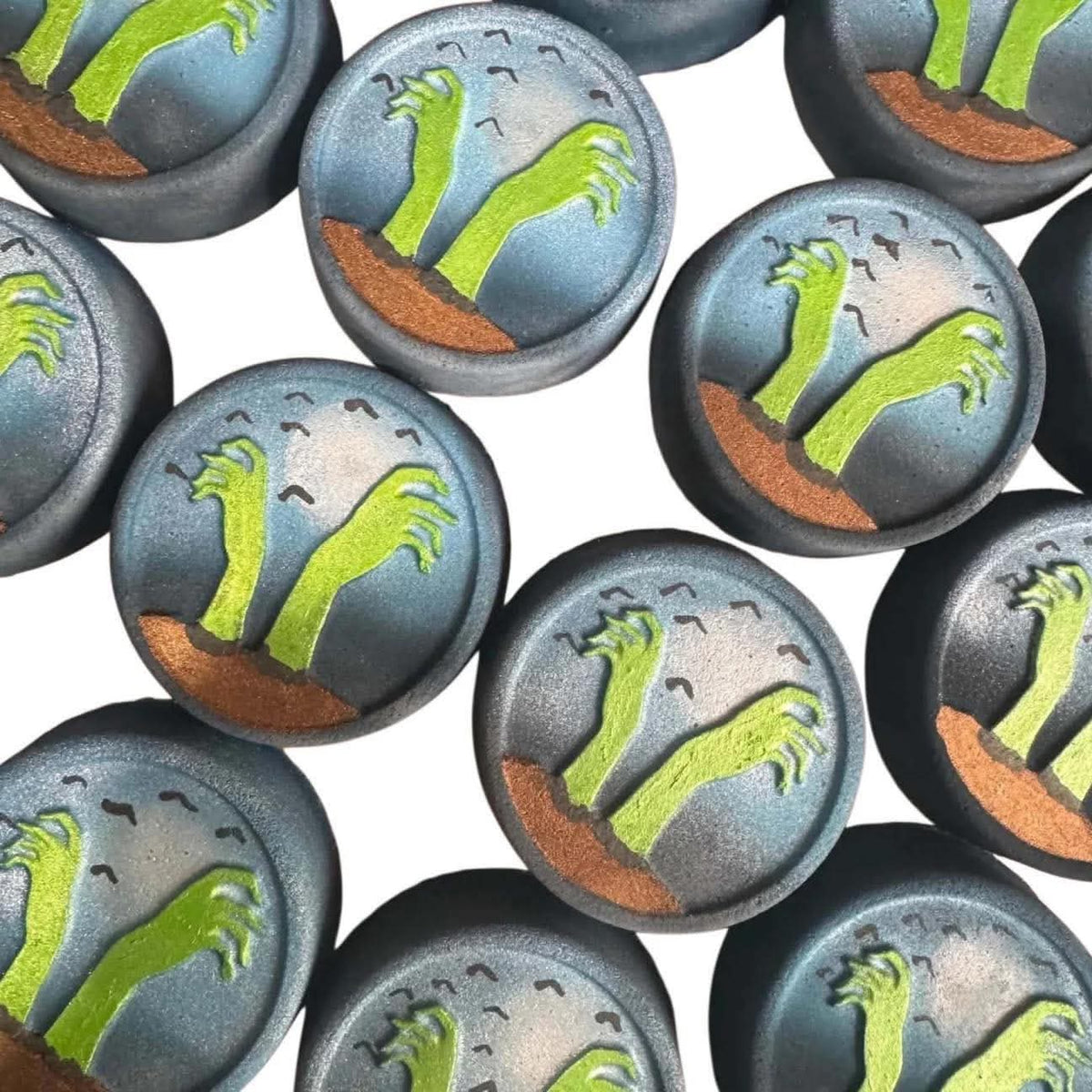 Zombie hands bath bomb