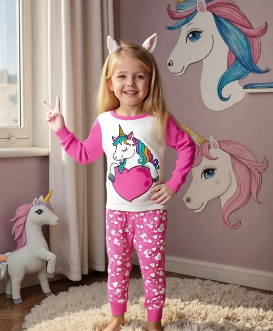 Girls Unicorn Pyjamas