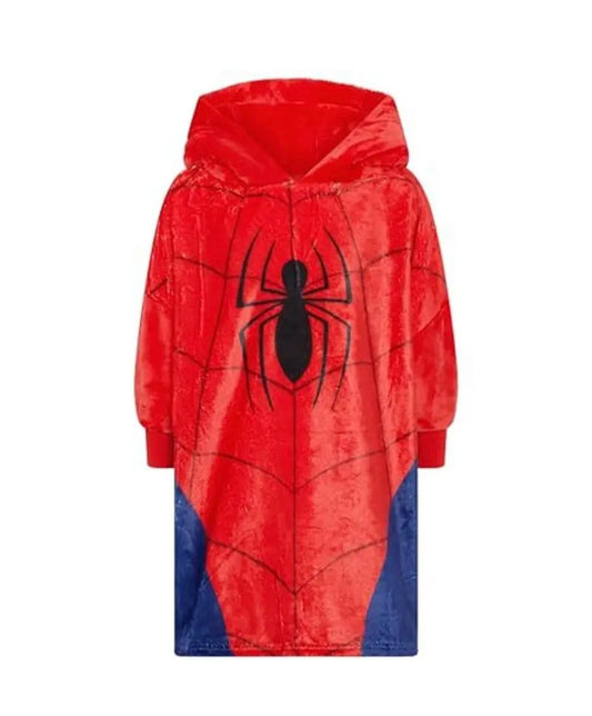 Kids Spiderman Hoodie Blanket