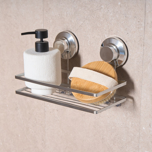 Suction Shower Caddy - Silver
