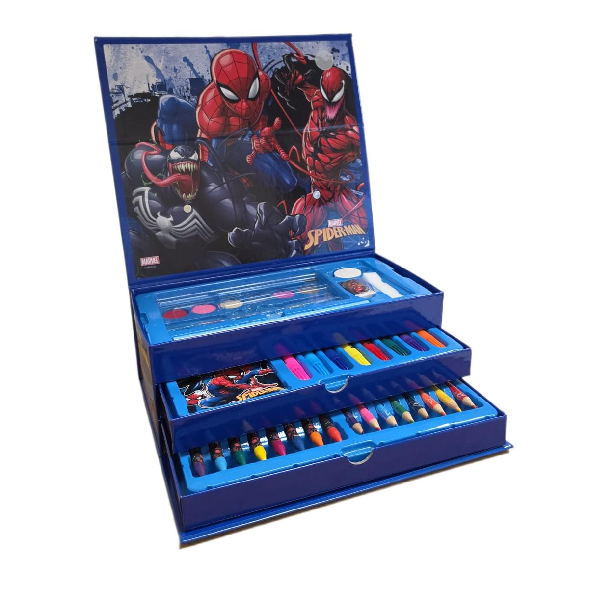 Marvel spider-man 52 piece colouring & stationery set