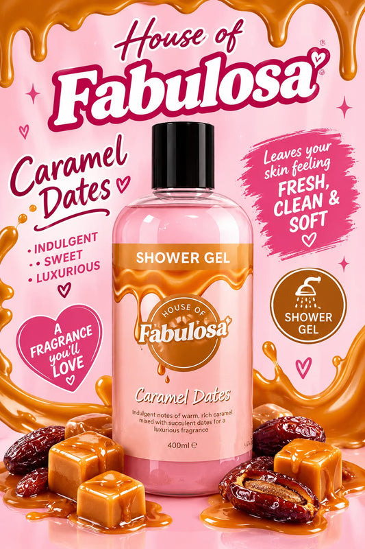 Fabulosa Caramel Dates shower gel