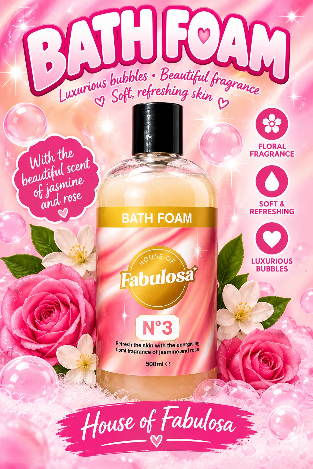 Fabulosa N3 bath foam
