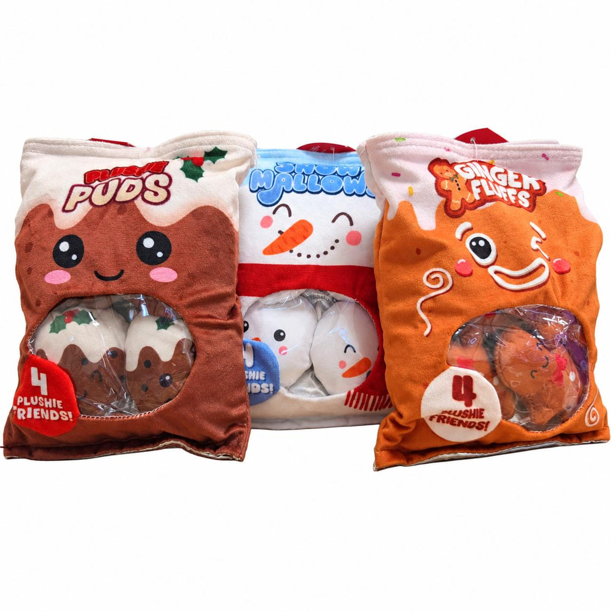 Christmas snack bag plush toys