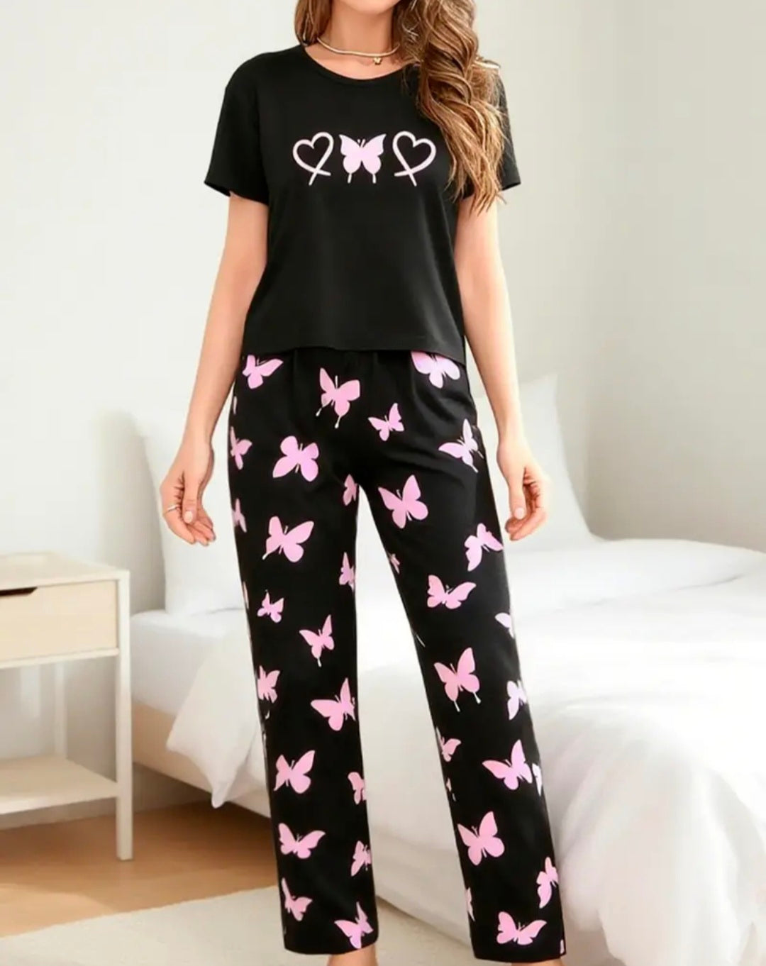 Butterfly Print Pyjamas