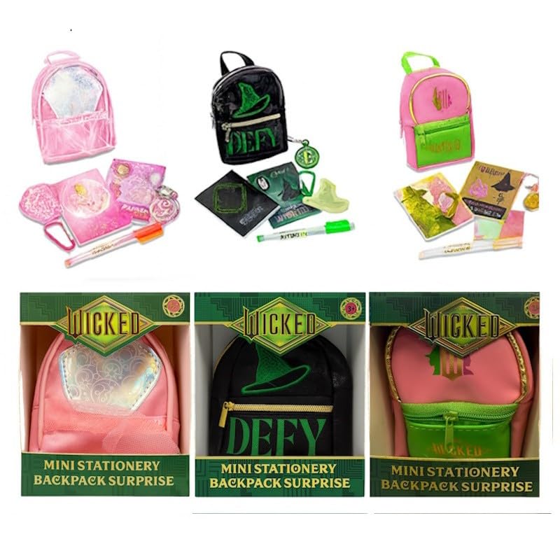 Wicked mini stationary backpack surprise set