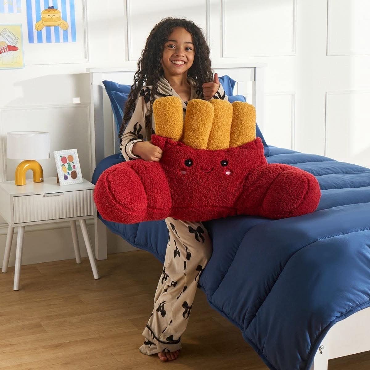 Frankie The French Fries cuddle cushion - red