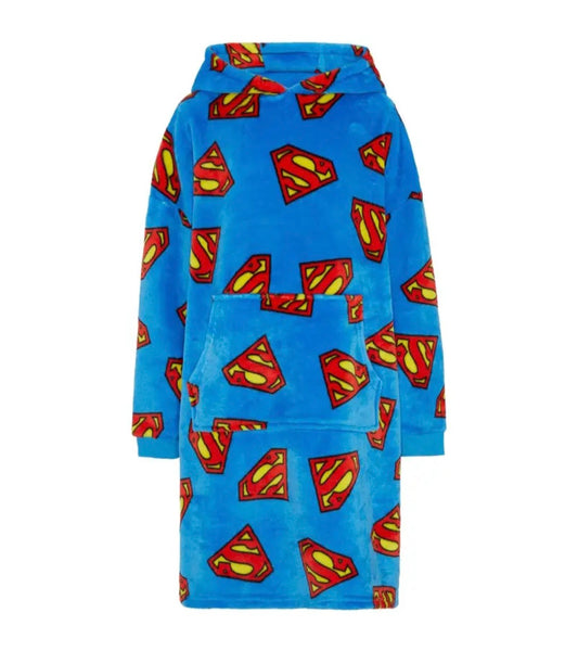 Kids Superman Hoodie Blanket