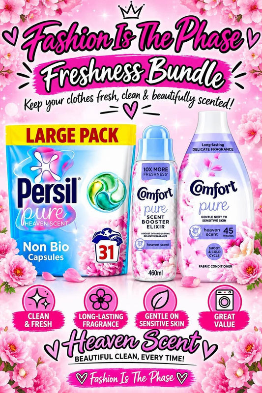 Persil & comfort pure heaven scent laundry bundle