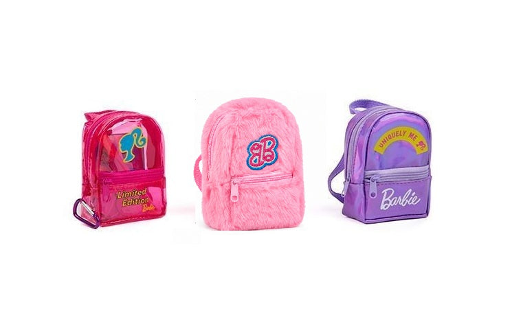 Barbie pack of 3 mini stationary filled backpacks
