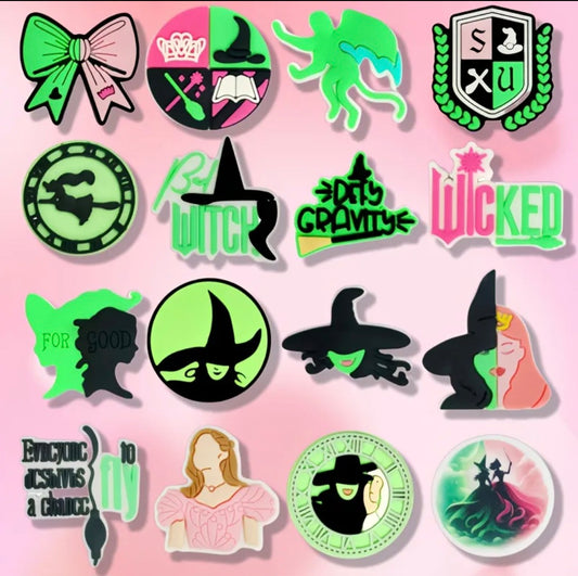 Wicked 16pc Shoe Charms