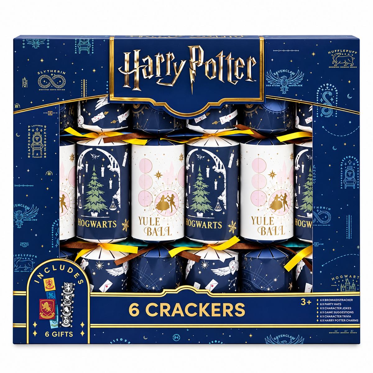 Harry Potter christmas crackers - pack of 6