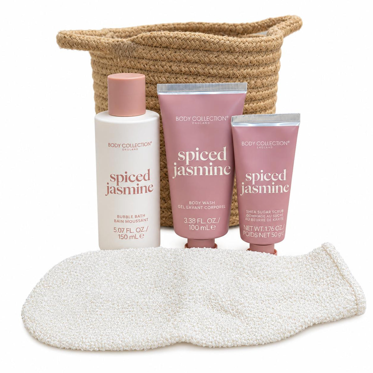 Body collection - body glow basket  pampering gift set