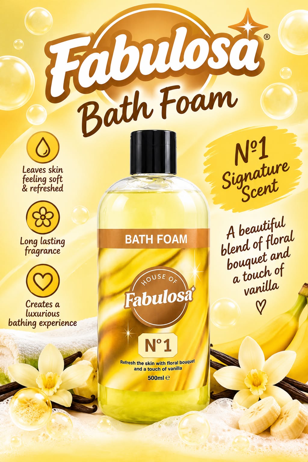 Fabulosa N1 bath foam